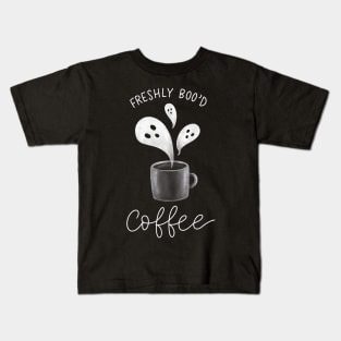 Freshly boo’d coffee halloween Kids T-Shirt